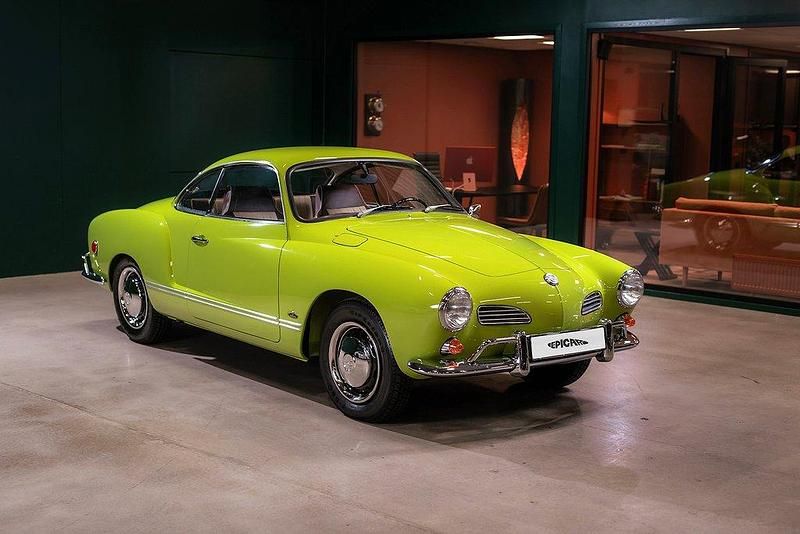 Begagnad VW Karmann Ghia Karmann 54 HK (39 kW) 1968 Grön Sportkupé