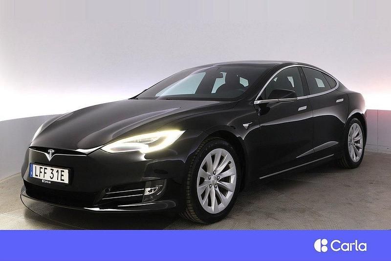 Svart Begagnad 2020 Tesla Model S Long Range AWD Halvkombi | 366 900 kr (Marknadspris) - Bild 1/4