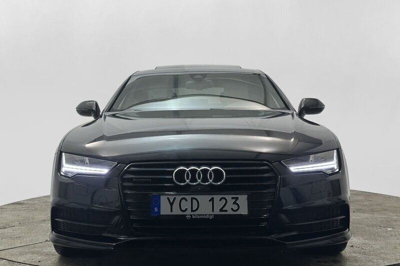 Begagnad Audi A7 S-Line 334 HK (245 kW) 2016 Svart Halvkombi