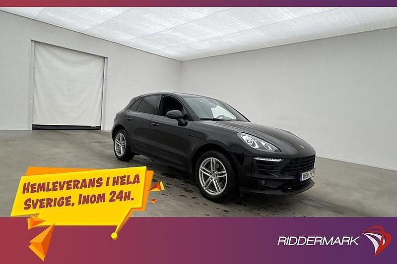 Svart Begagnad 2017 Porsche Macan SUV | 309 700 kr (Dyr) - Bild 1/3