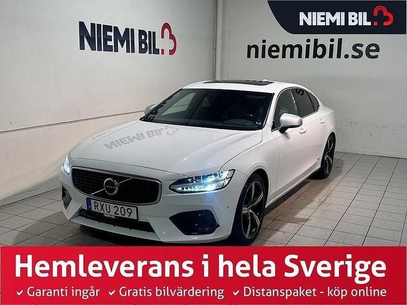 Vit Begagnad 2018 Volvo S90 R-Design Sedan | 299 900 kr (Marknadspris) - Bild 1/4