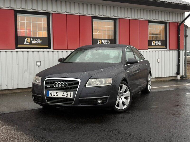 Mörkgrå Begagnad 2007 Audi A6 Proline Sedan | 44 900 kr (Marknadspris) - Bild 1/4