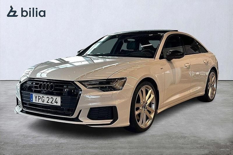 Vit Begagnad 2018 Audi A6 S-Line Sedan | 379 900 kr (Marknadspris) - Bild 1/4