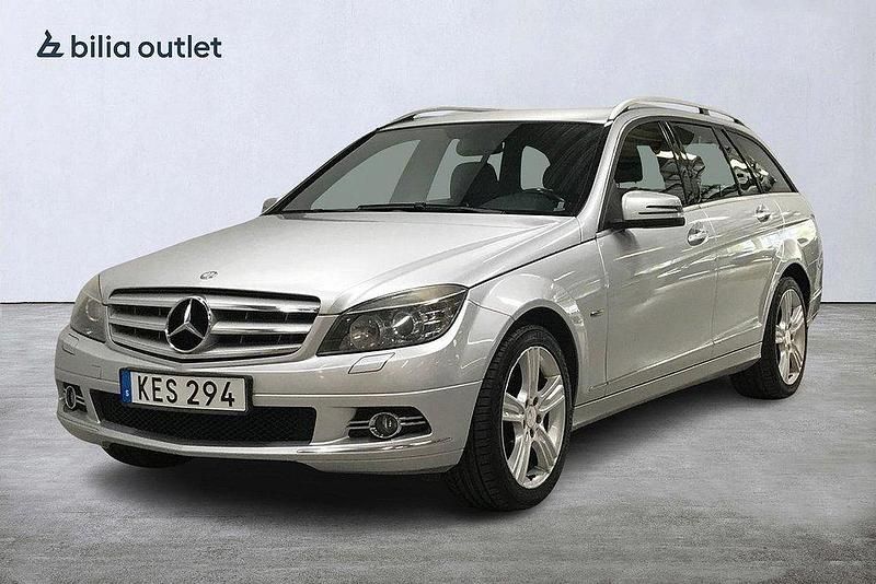 Silver Begagnad 2009 Mercedes C180 Avantgarde Kombi | 39 900 kr (Bra pris) - Bild 1/4