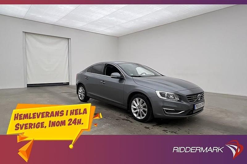 Grå Begagnad 2016 Volvo S60 Momentum Sedan | 159 900 kr (Marknadspris) - Bild 1/3