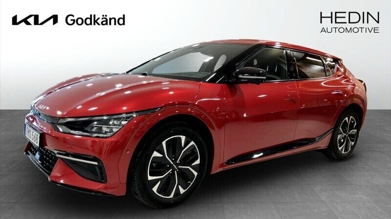 Röd (red) Begagnad 2022 Kia EV6 GT-Line SUV | 479 900 kr (Marknadspris) - Bild 1/4