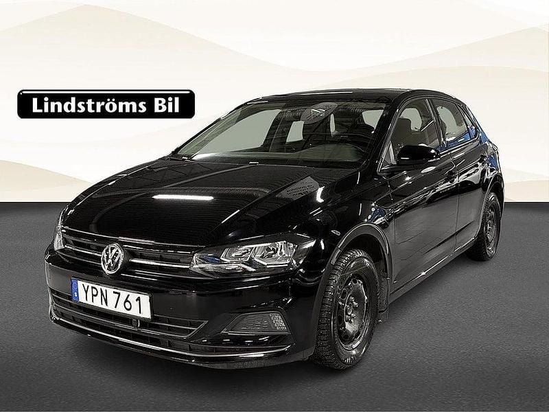 Svart Begagnad 2018 VW Polo Halvkombi | 159 000 kr (Marknadspris) - Bild 1/3