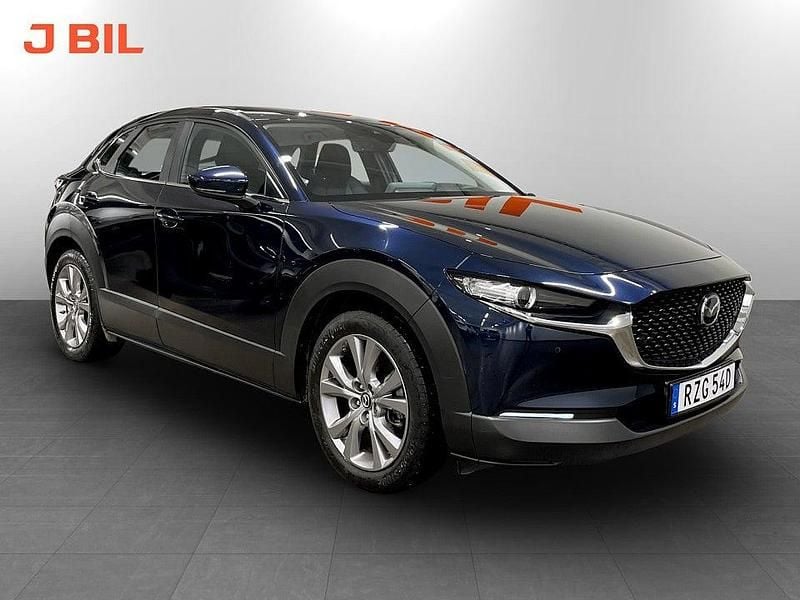 Deep crystal blue Begagnad 2022 Mazda CX-30 Sky SUV | 254 900 kr (Marknadspris) - Bild 1/3