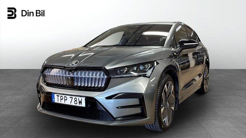 Grå Begagnad 2024 Skoda Enyaq iV RS SUV | 549 900 kr - Bild 1/4
