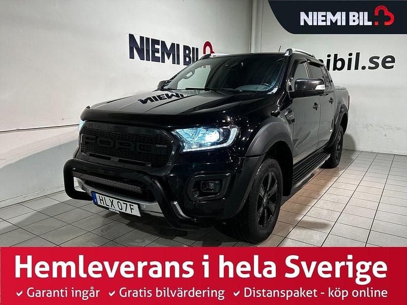 Svart Begagnad 2022 Ford Ranger Wildtrack Pickup | 389 900 kr (Superpris) - Bild 1/3