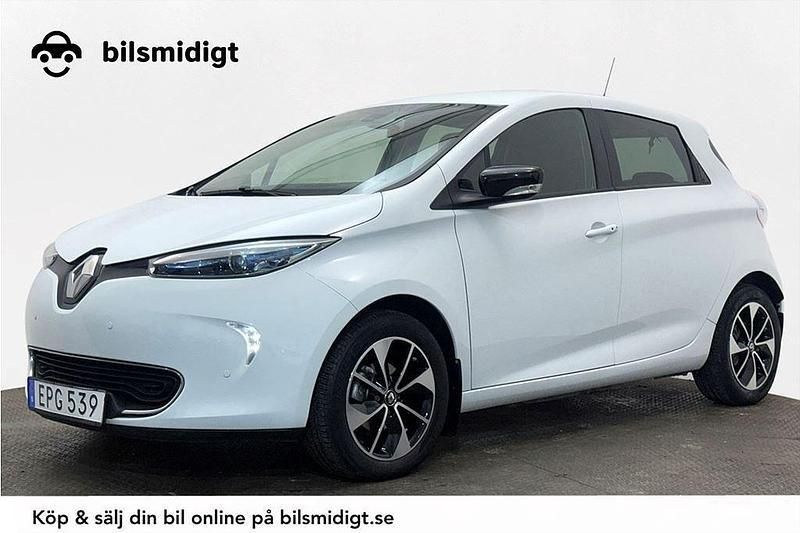 Vit Begagnad 2018 Renault Zoe Intens Halvkombi | 119 800 kr (Marknadspris) - Bild 1/3