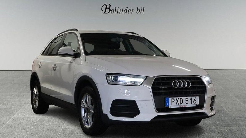 Vit Begagnad 2015 Audi Q3 SUV | 179 800 kr (Marknadspris) - Bild 1/4