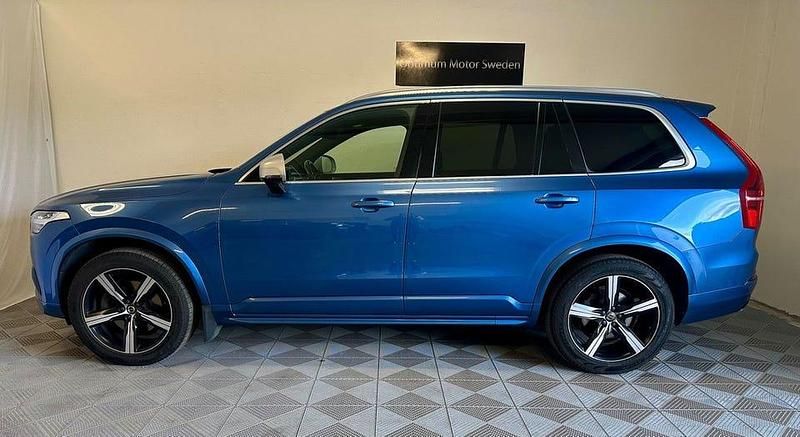 Begagnad Volvo XC90 R-Design 241 HK (177 kW) 2018 Blå SUV