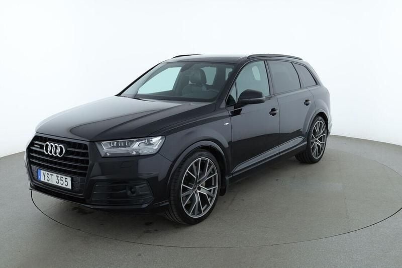 Svart Begagnad 2017 Audi Q7 S-Line SUV | 355 000 kr (Marknadspris) - Bild 1/3