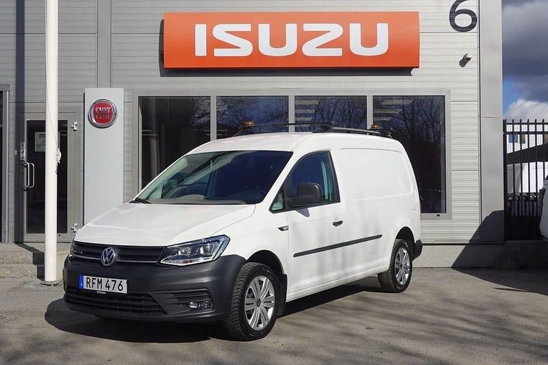 Vit Begagnad 2020 VW Caddy Maxi Minibuss | 294 875 kr (Dyr) - Bild 1/4