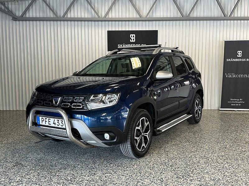 Blå Begagnad 2018 Dacia Duster SUV | 119 900 kr (Marknadspris) - Bild 1/4
