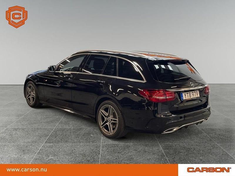 Begagnad Mercedes C200 184 HK (135 kW) 2018 Svart Kombi