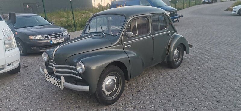 Grön Begagnad 1954 Renault 4CV Sedan | 75 000 kr - Bild 1/4