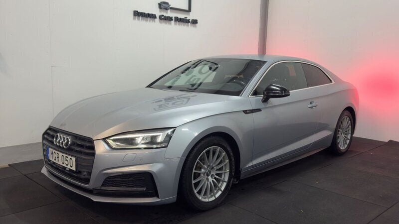 Silver Begagnad 2017 Audi A5 S-Line Sportkupé | 229 000 kr (Marknadspris) - Bild 1/4