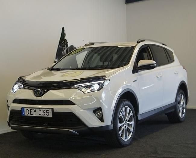 Vit Begagnad 2018 Toyota RAV4 Hybrid Executive SUV | 199 800 kr (Marknadspris) - Bild 1/4