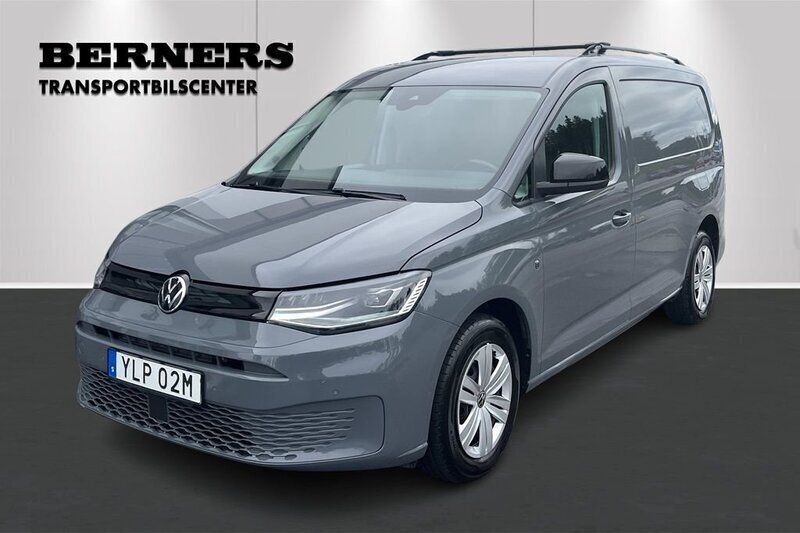 Grå Begagnad 2021 VW Caddy Maxi Minibuss | 249 900 kr (Marknadspris) - Bild 1/4