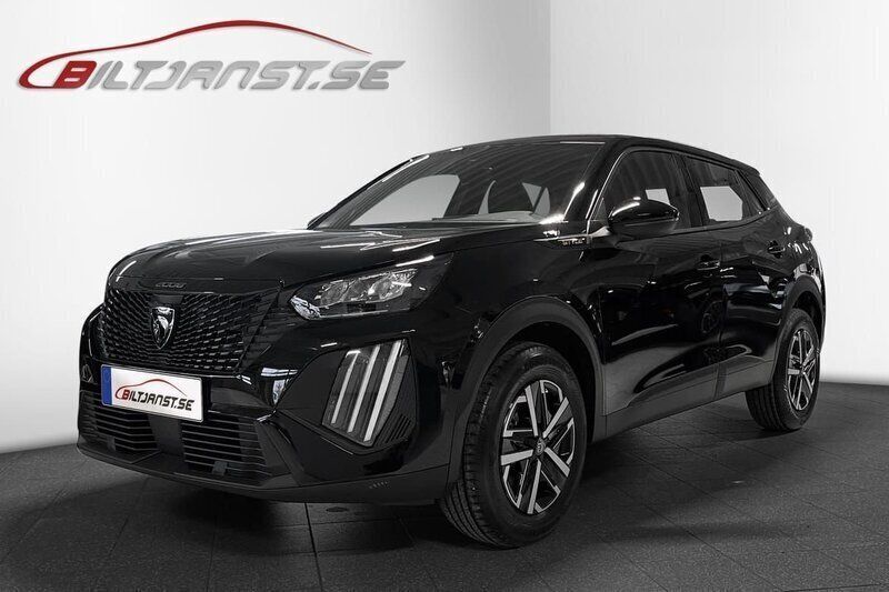 Svart Ny 2024 Peugeot 2008 Style SUV | 279 900 kr (Marknadspris) - Bild 1/4