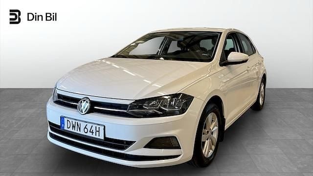 Vit (pure white) Begagnad 2019 VW Polo Sedan | 134 900 kr - Bild 1/4