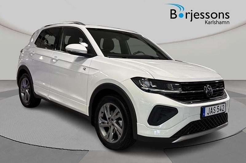 Vit Begagnad 2024 VW T-Cross R-line SUV | 289 000 kr (Dyr) - Bild 1/4