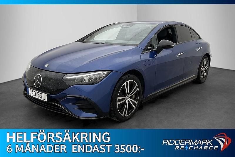 Blå Begagnad 2022 Mercedes EQE350 Sedan | 459 800 kr - Bild 1/3