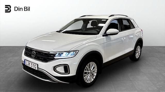 Vit (pure white) Begagnad 2022 VW T-Roc Life SUV | 269 900 kr (Marknadspris) - Bild 1/4