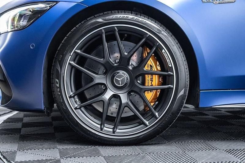 Begagnad Mercedes AMG GT 63 AMG 843 HK (620 kW) 2022 Blå Sportkupé