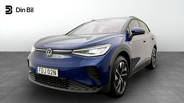 Blå (blue dusk metallic) Begagnad 2023 VW ID.4 Design SUV | 379 900 kr (Bra pris) - Bild 1/4