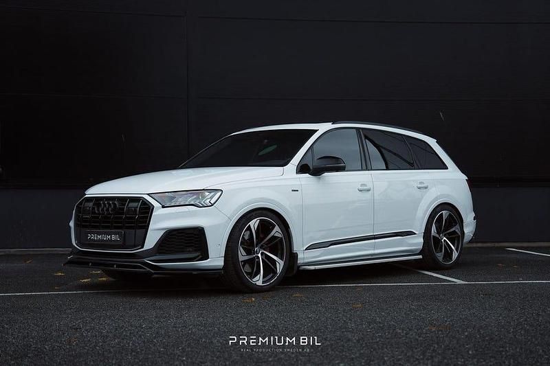 Vit Begagnad 2020 Audi Q7 Design SUV | 599 900 kr (Marknadspris) - Bild 1/4