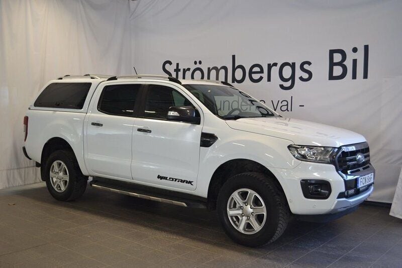 Vit Begagnad 2020 Ford Ranger Pickup | 329 000 kr (Lite dyr) - Bild 1/4