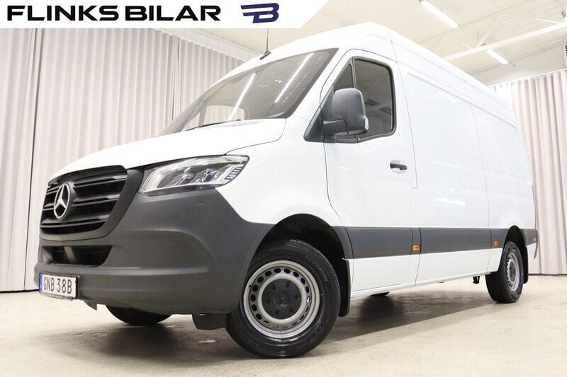 Vit Begagnad 2022 Mercedes Sprinter Van | 349 900 kr (Bra pris) - Bild 1/4