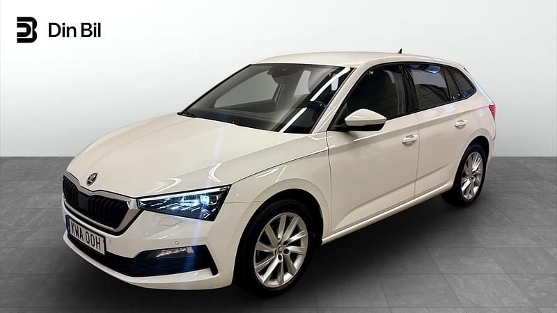 Vit Begagnad 2022 Skoda Scala Style Halvkombi | 185 000 kr (Marknadspris) - Bild 1/4