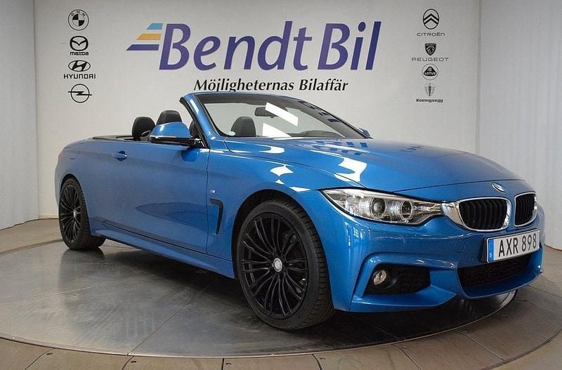 Blå Begagnad 2014 BMW 428 M Sport Cab | 259 500 kr (Marknadspris) - Bild 1/3