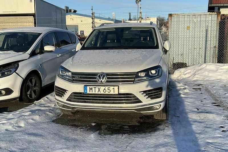 Begagnad VW Touareg 204 HK (150 kW) 2017 Vit SUV