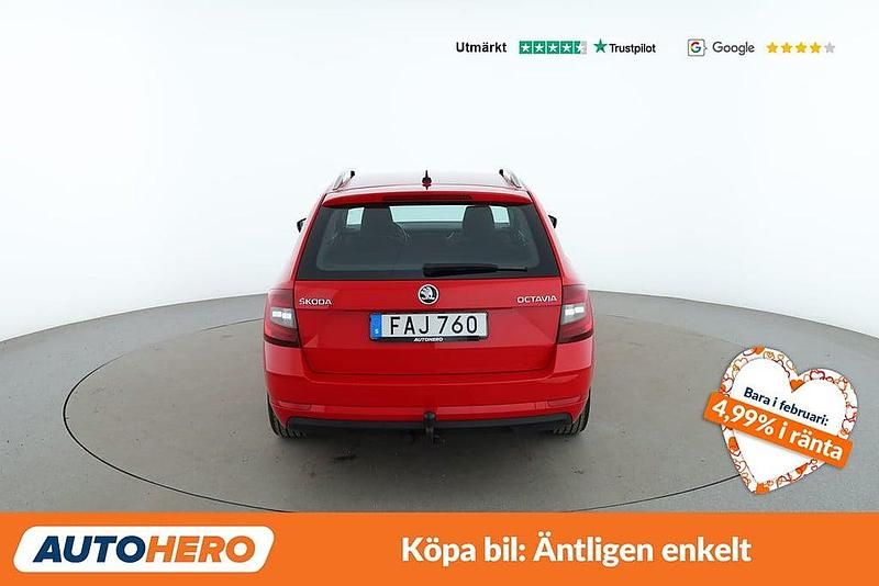 Begagnad Skoda Octavia Style 151 HK (111 kW) 2018 Röd Kombi