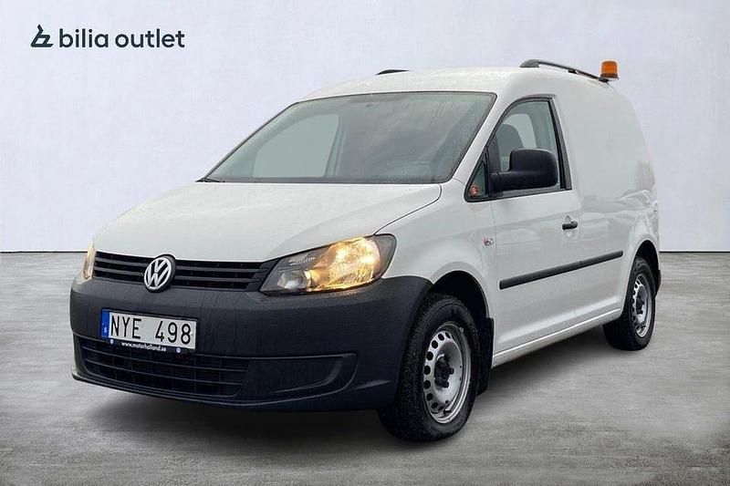 Vit Begagnad 2014 VW Caddy Minibuss | 104 900 kr (Dyr) - Bild 1/4
