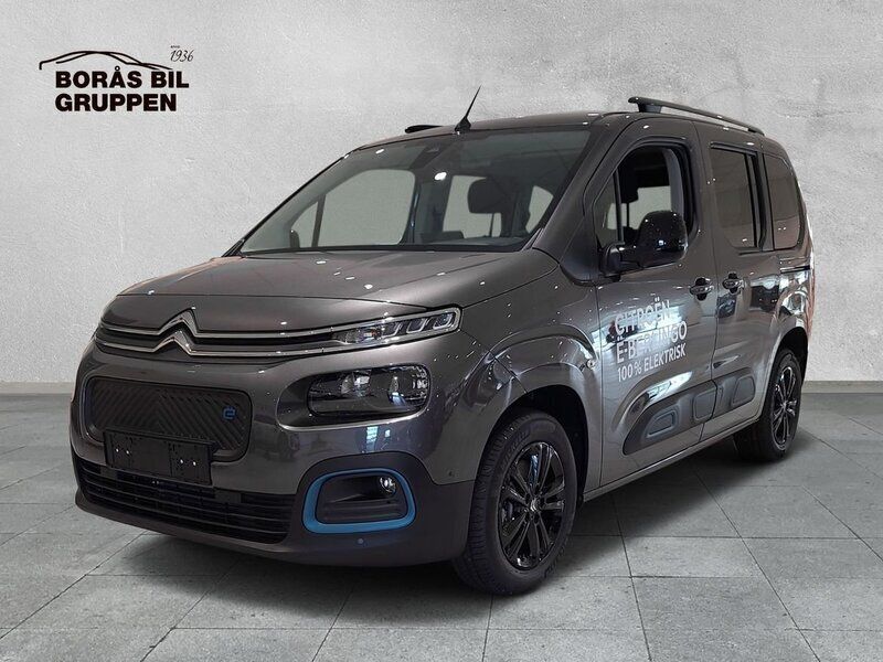 Grå Begagnad 2023 Citroën e-Berlingo Shine Minibuss | 309 900 kr (Superpris) - Bild 1/4