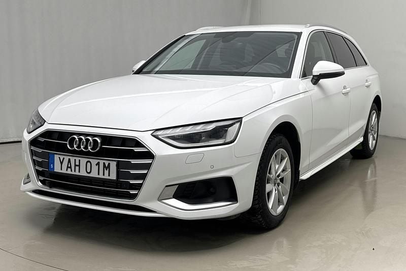 Vit Begagnad 2021 Audi A4 Advanced Kombi | 175 000 kr (Marknadspris) - Bild 1/4