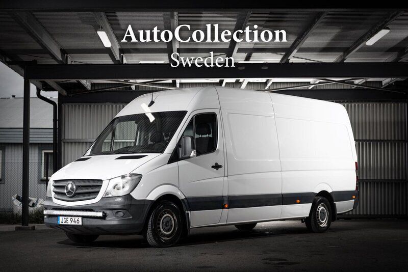 Vit Begagnad 2018 Mercedes Sprinter Van | 309 000 kr (Marknadspris) - Bild 1/4