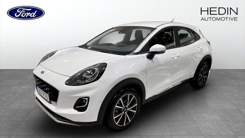 Vit (white) Begagnad 2022 Ford Puma Titanium SUV | 189 900 kr (Superpris) - Bild 1/4