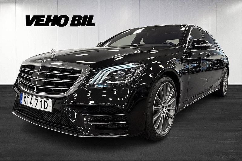 Svart Begagnad 2019 Mercedes S560 AMG Sedan | 669 000 kr - Bild 1/4