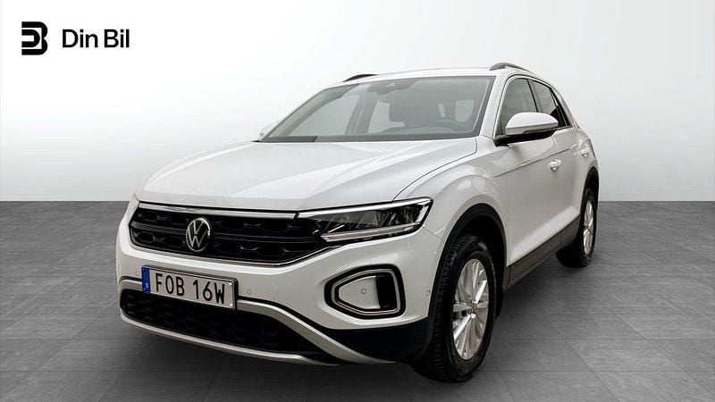 Vit Begagnad 2022 VW T-Roc Life SUV | 259 900 kr (Marknadspris) - Bild 1/4