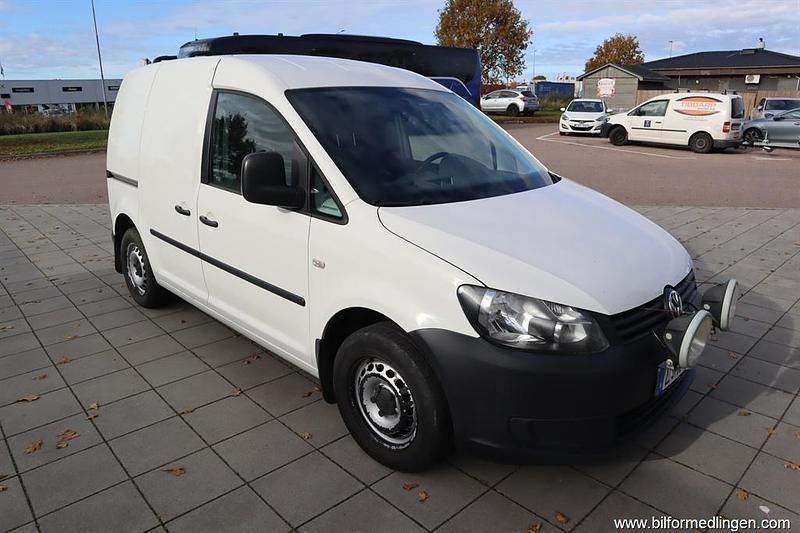 Vit ofärgade Begagnad 2011 VW Caddy Minibuss | 44 900 kr (Superpris) - Bild 1/4