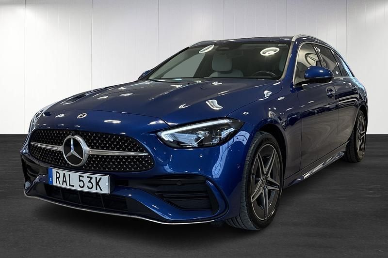 Begagnad Mercedes C300 AMG 204 HK (150 kW) 2023 Blå Kombi