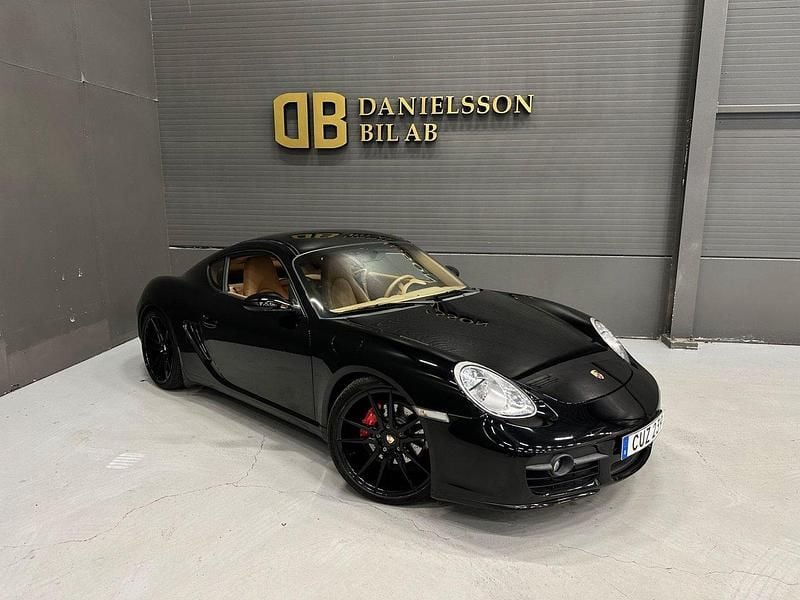 Vit (svart) Begagnad 2006 Porsche Cayman S Sportkupé | 299 800 kr - Bild 1/4