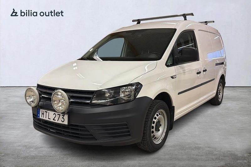 Vit Begagnad 2016 VW Caddy Maxi Minibuss | 129 900 kr (Bra pris) - Bild 1/3